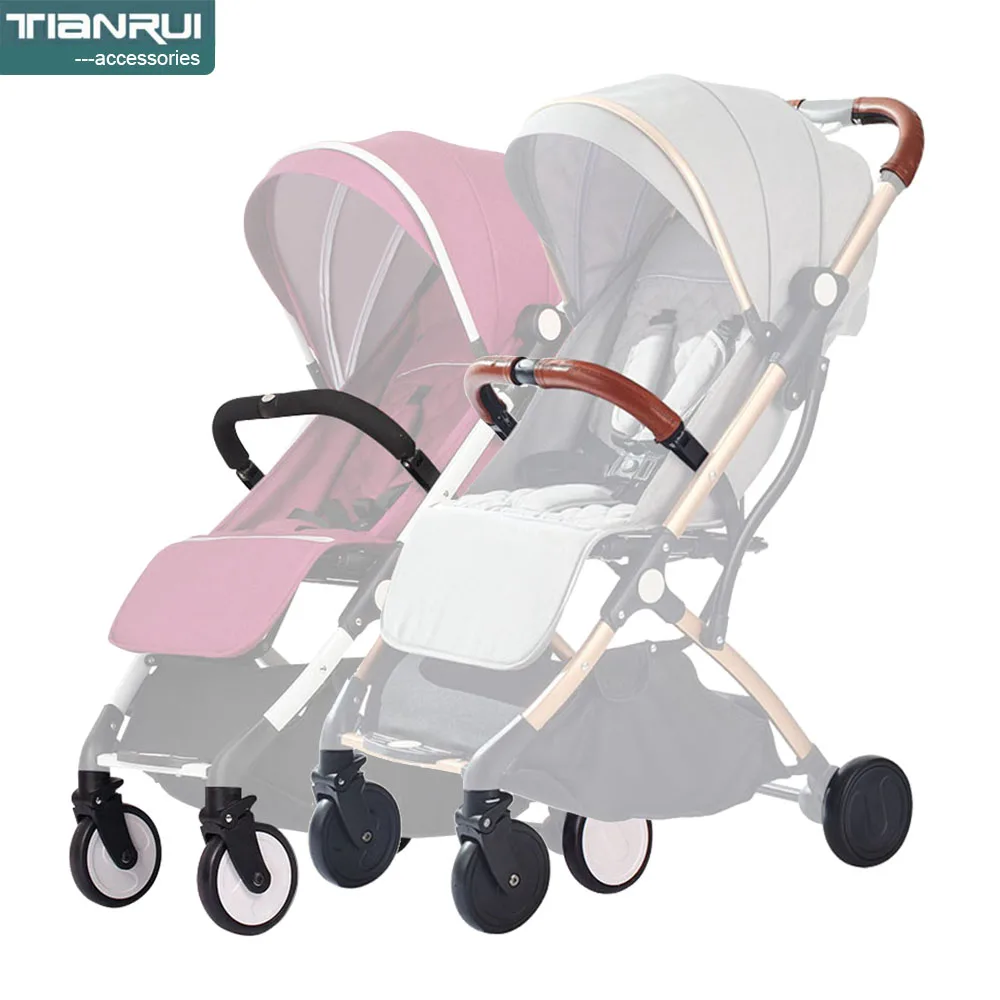 Tianrui TR18 Baby Stroller Accessories Front And Back Wheels Safety Bar Armrest Handle Leather Cover Armrest Original Product