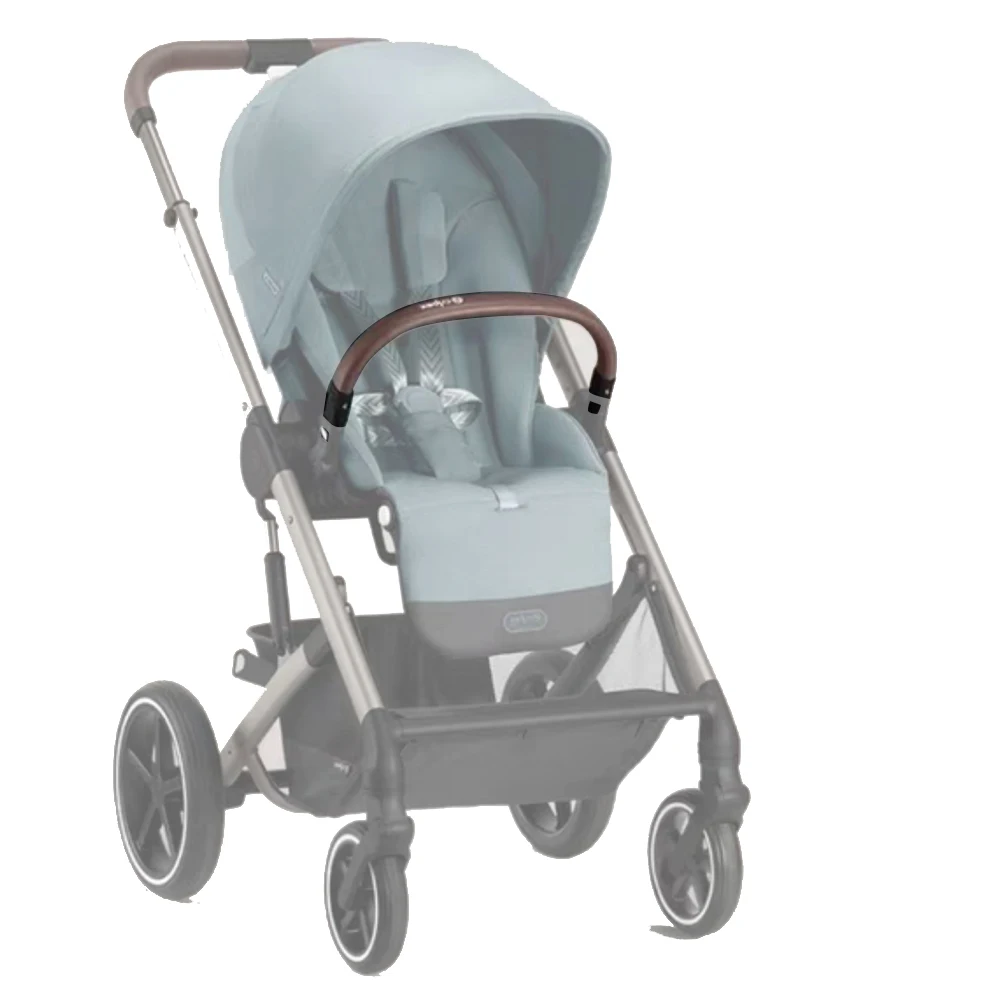 Buggy Bumper Bar For Cybex Balios S Lux Kinderwagen Handrail Stroller Armrest With Leather Cover Direct Replace Baby Accessories