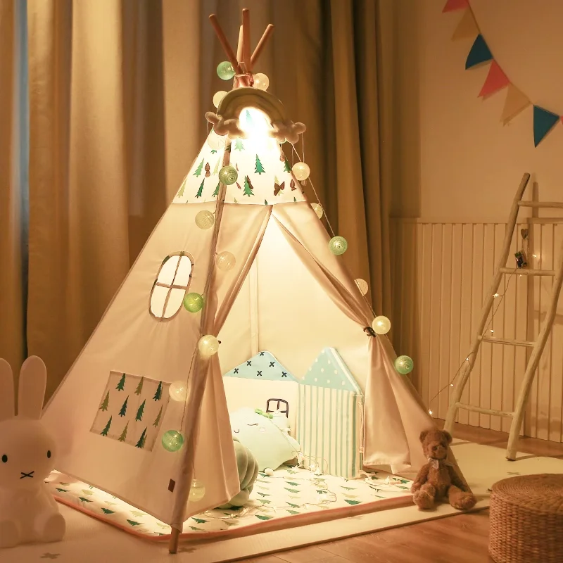 Ins children tent indoor playhouse small house princess room girl boy Indian baby toy house