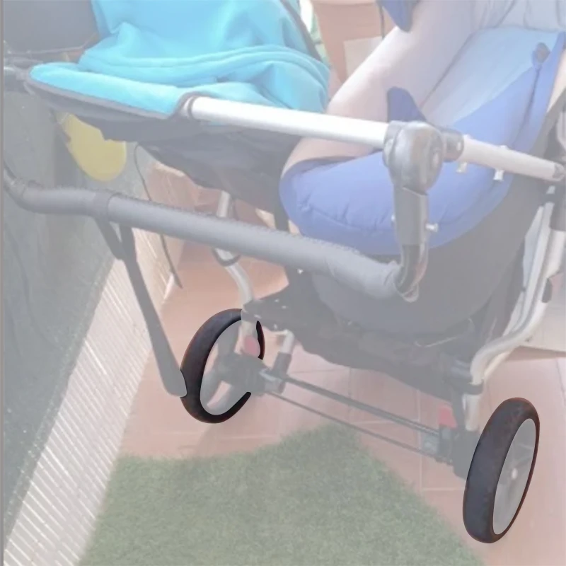 Rear Wheel Tire For Mountain Buggy Duet Back Tyre Cover PU Tubeless Case Direct Replacement Baby Stroller Accessories