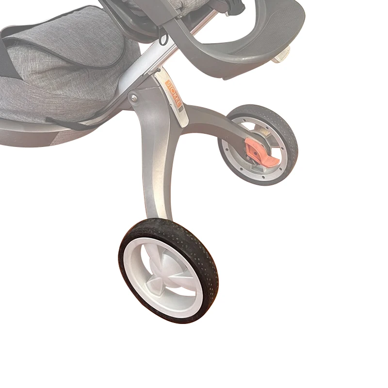 Baby Buggy Tire For Stokke Xplory V3 V4 Pushchair Rear Wheel Dsland V4 V6 Back Wheel Rubber Tyre Cover Pram Replace Accessories
