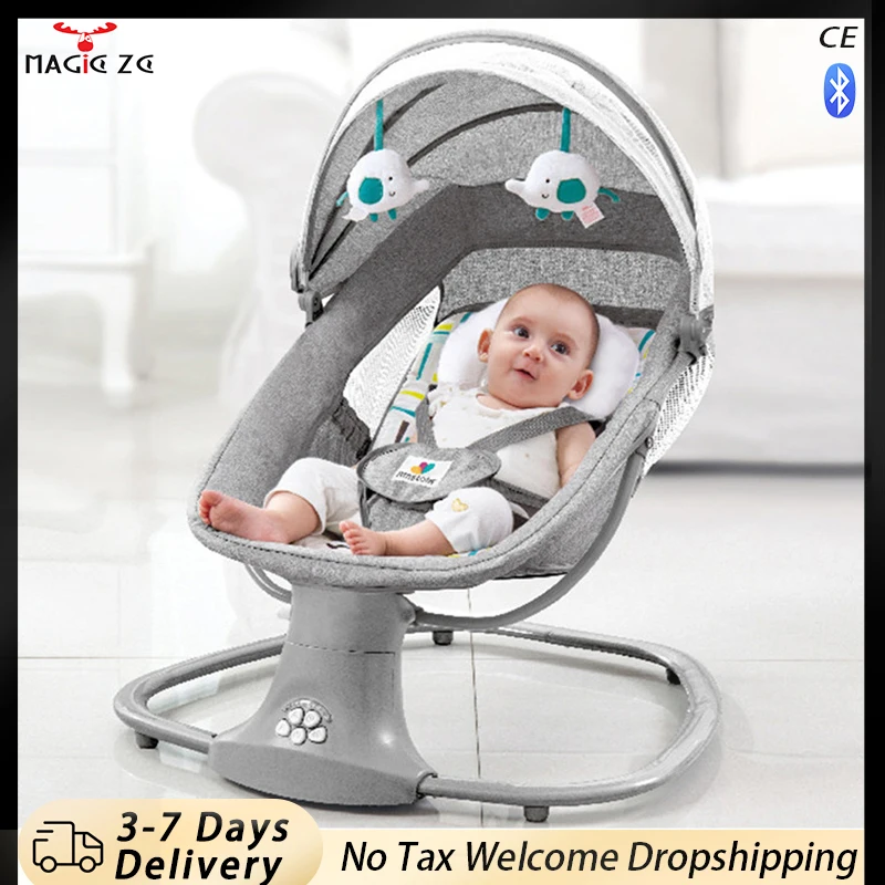 Baby Cradle Electric Cradle infant Electric Rocking Chair Baby Swing Electric Chair Baby Rocker for Infant Rest Chair baby items