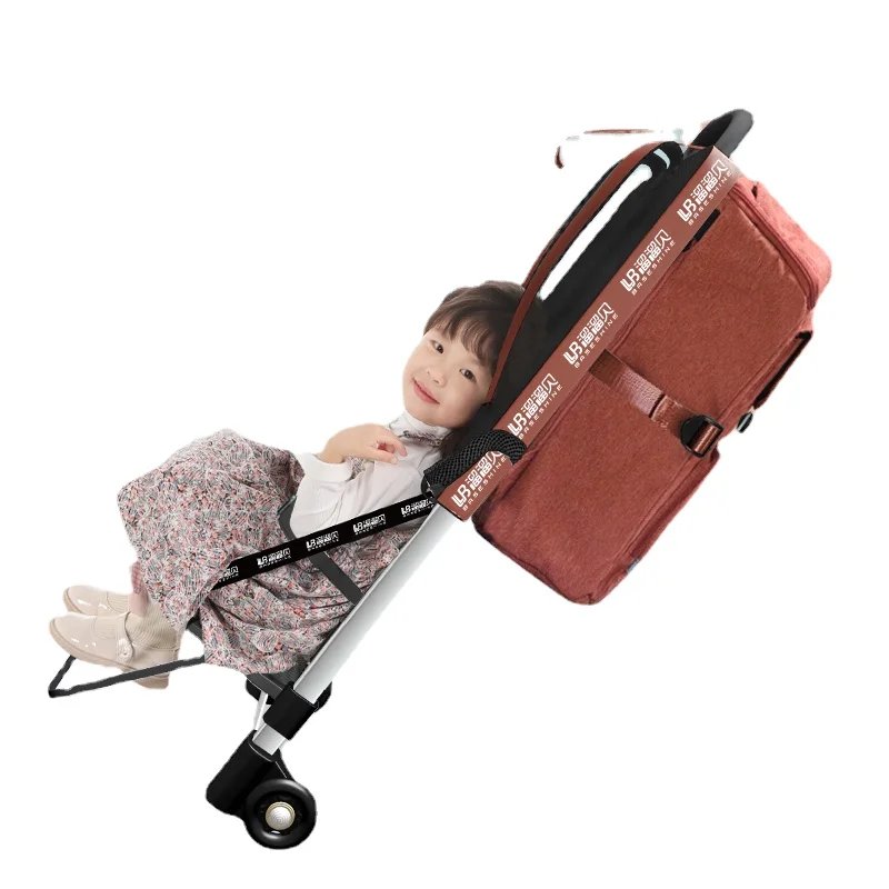 trike baby stroller can sit, lie,baby suitcase light and foldable baby to travel and walk shopping cart with baby