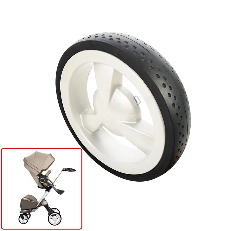 Baby Buggy Tire For Stokke Xplory V2 V3 V4 Dsland Puschair Rear Wheel Rubber Tyre Cover DIY Stroller Replace Accessories