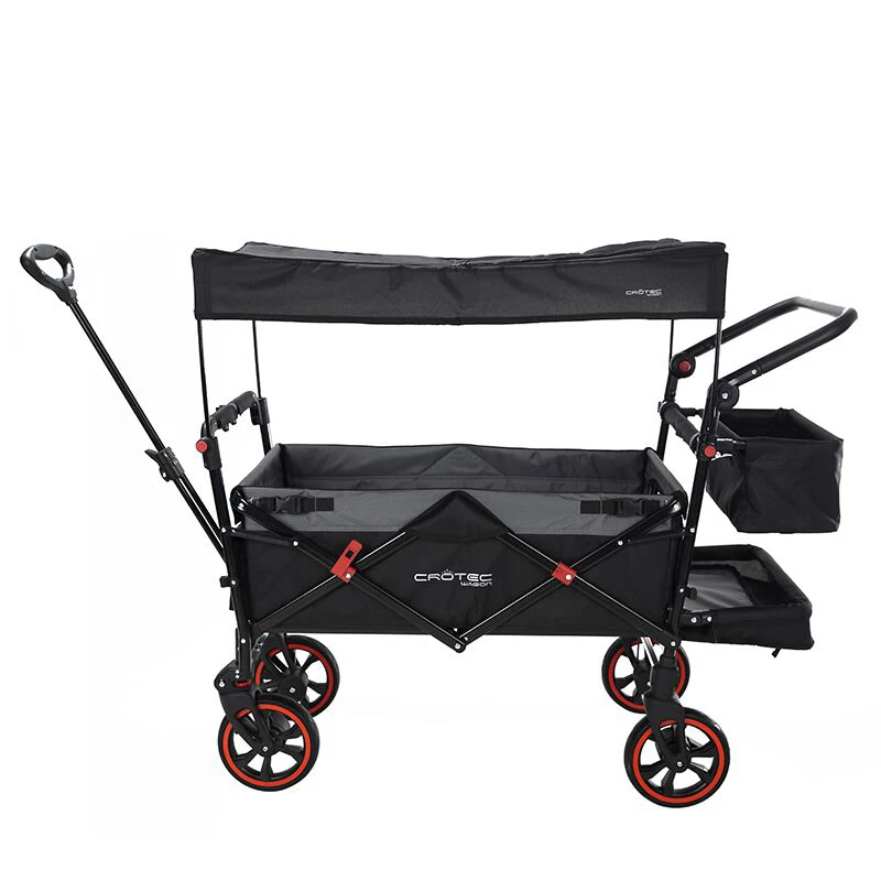 CROTECWAGON 2CT 6plus Extended Cart Baby can sit on the Reclining Twin Twins Camping Cart