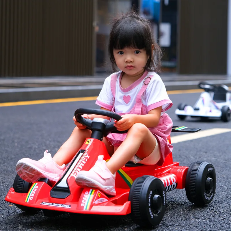 Doki Children's Electric Car Kart Male And Female Baby Charging Children's Toy Car Stroller Can Sit People 2024